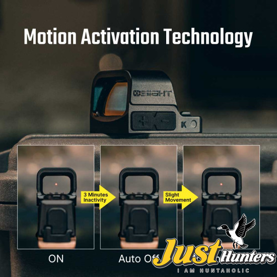 Osight K 6 MOA Red Dot Sight with RMSc Footprint and Side-Loading Battery