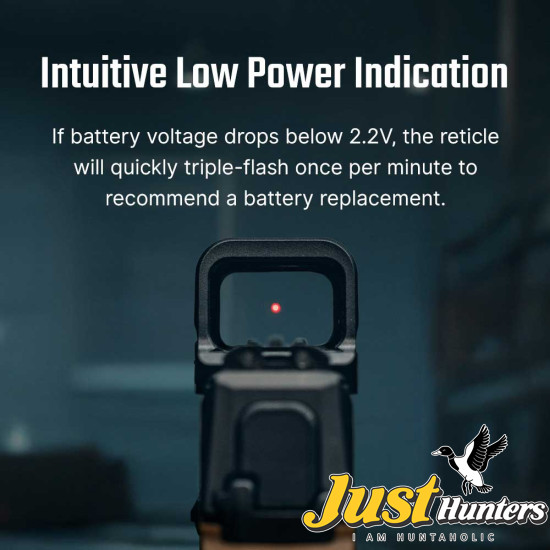Osight K 6 MOA Red Dot Sight with RMSc Footprint and Side-Loading Battery