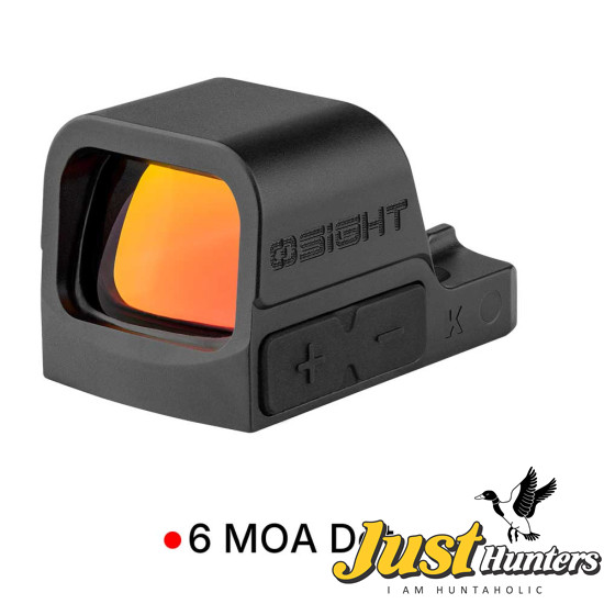 Osight K 6 MOA Red Dot Sight with RMSc Footprint and Side-Loading Battery