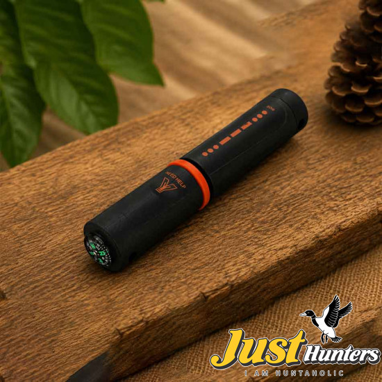Survival Fire Starter Flint with compass for starting a fire in emergency situations