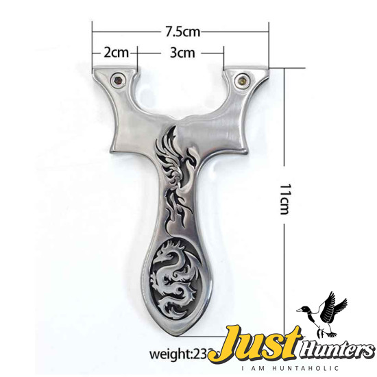Dragon and Phoenix OTT Stainless Steel Slingshot