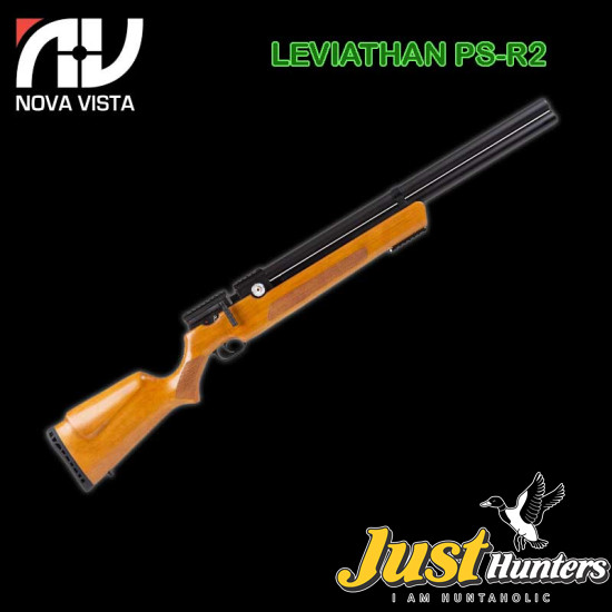 PCP AIR RIFLE NOVA VISTA LEVITHAN PS-R2 .22 CAL WOODEN