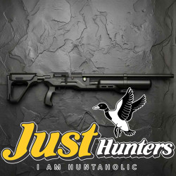 NOVA VISTA ACUTAC TACTICAL PCP AIR RIFLE CARBON FIBER BOTTLE A1-B Cal 22 - Black