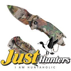 Buck Hunting Small Pocket Knife Camo