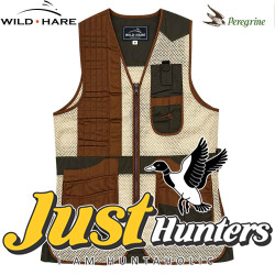 Wild Hare Heatwave Vest Forest Green and Brown