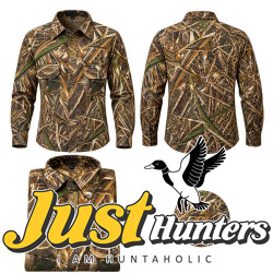 REALTREE MAX 5 Long Sleeve Camo Hunting Button Up Shirt