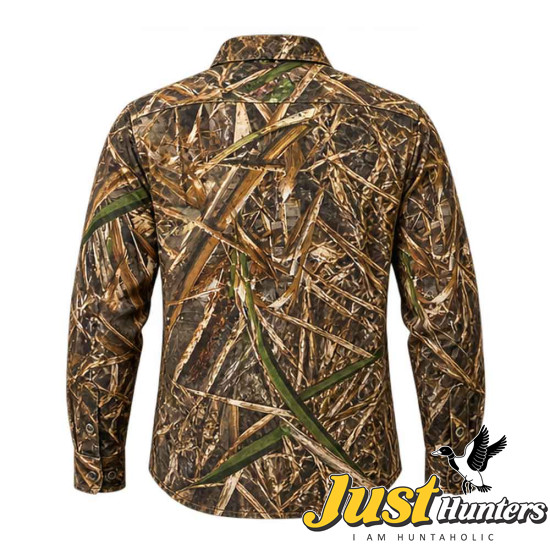 REALTREE MAX 5 Long Sleeve Camo Hunting Button Up Shirt REALTREE MAX 5 Long Sleeve Camo Hunting Button Up Shirt