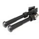 BT10-LW17 V8 Aluminum Black Atlas 360 Adjustable Precision Bipod ADM QD Mount For Hunting Shooting Mount airguns rifle shotgun Accessories