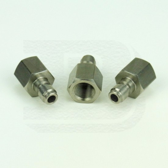 New Airgun PCP Charging Hose Male Quick Disconnect Adapter Female Thread 1/8NPT 1/8BSP M10*1 Stainless Steel Fill Nipple