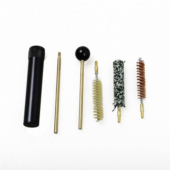 5 in 1 Tactical Box Guns Tube Brush Cleaning Kit Rifle Shortgun Universal Airsoft Pistol Cleaning Brush Cleaner Set with Storage 5 in 1 Tactical Box Guns Tube Brush Cleaning Kit Rifle Shortgun Universal Airsoft Pistol Cleaning Brush Cleaner Set with Storage