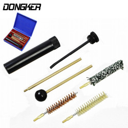 5 in 1 Tactical Box Guns Tube Brush Cleaning Kit Rifle Shortgun Universal Airsoft Pistol Cleaning Brush Cleaner Set with Storage