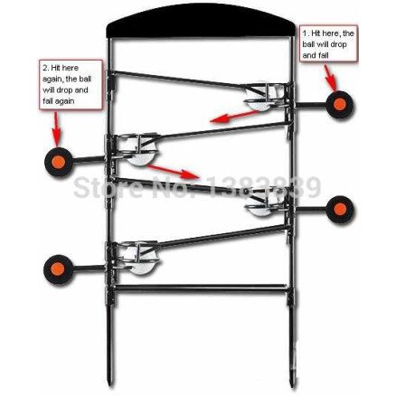 Airgun Shooting Plinking Target Ball Drop Airgun Shooting Plinking Target Ball Drop