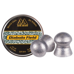 Air Arms Pellet Diabolo Field .25 Cal, 25.4 Grains, Domed, 350ct
