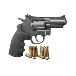 Crosman SNR357 CO2 Powered, Dual Ammo Full Metal Snub Nose Air Revolver
