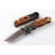 Browning X50 Tactical Wood Folding Hunting Knife
