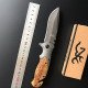Browning X50 Tactical Wood Folding Hunting Knife