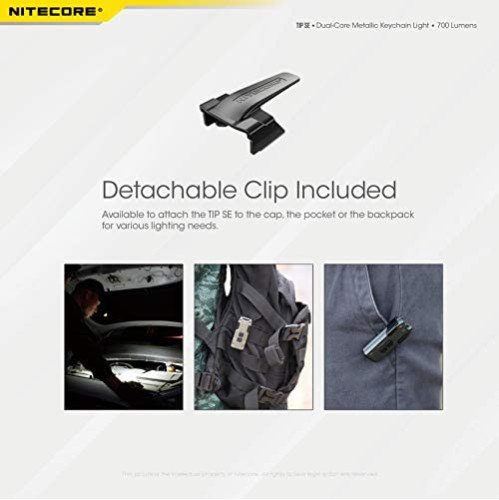 Nitecore Tip SE Black 700 Lumen USB-C Rechargeable EDC Keychain Flashlight Nitecore Tip SE Black 700 Lumen USB-C Rechargeable EDC Keychain Flashlight