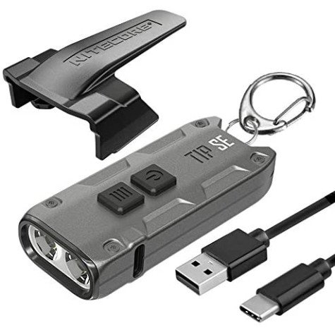 Nitecore Tip SE Black 700 Lumen USB-C Rechargeable EDC Keychain Flashlight Nitecore Tip SE Black 700 Lumen USB-C Rechargeable EDC Keychain Flashlight