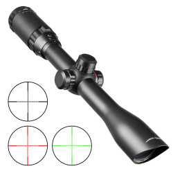 Center Point 3-9x32 Tactical Optics Adjustable Red Green Mil Dot Illuminated Reticle