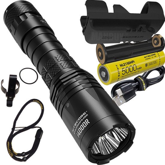 NITECORE i4000R Intelligent USB Rechargeable Ultra-Bright Tactical LED Flashlight 4400LM NITECORE i4000R Intelligent USB Rechargeable Ultra-Bright Tactical LED Flashlight 4400LM