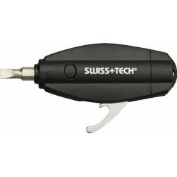 SWISS+TECH XDrive Compact Driver Tool 7-in-1 Keychain Multi Tool