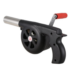 Hand Cranked Barbecue Blower BBQ Fan for Outdoor Camping
