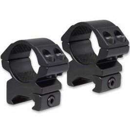 Hawke Optics 1" 2-Piece Medium Match Mount Weaver Rail Black Scope Rings #22113 Hawke Optics 1" 2-Piece Medium Match Mount Weaver Rail Black Scope Rings #22113