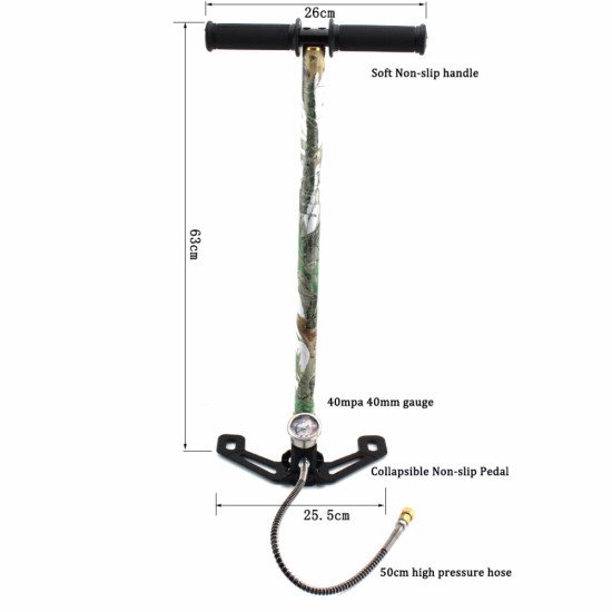 High Pressure PCP Airgun Hand Operated Air Pump 30mpa/4500psi Three Stage Camouflage Air Filling HPA tank Hunting High Pressure PCP Airgun Hand Operated Air Pump 30mpa/4500psi Three Stage Camouflage Air Filling HPA tank Hunting