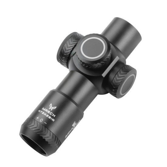 March 3X28IR Optic AMG HD GEN I-H Riflescope Illuminated
