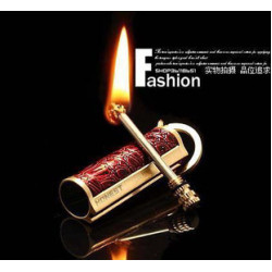 Metal ten thousand matches, kerosene lighter, creative personality waterproof outdoor portable cigarette lighter