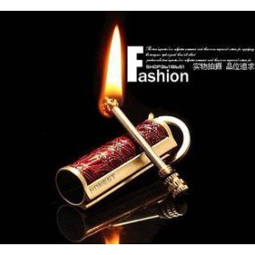 Metal ten thousand matches, kerosene lighter, creative personality waterproof outdoor portable cigarette lighter