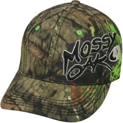 Mossy Oak Camo Cap, Mossy Oak Break-Up Country Camo, Flexible Fitted