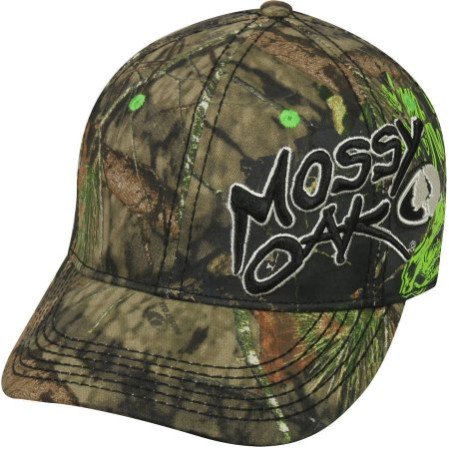 Mossy Oak Camo Cap, Mossy Oak Break-Up Country Camo, Flexible Fitted Mossy Oak Camo Cap, Mossy Oak Break-Up Country Camo, Flexible Fitted