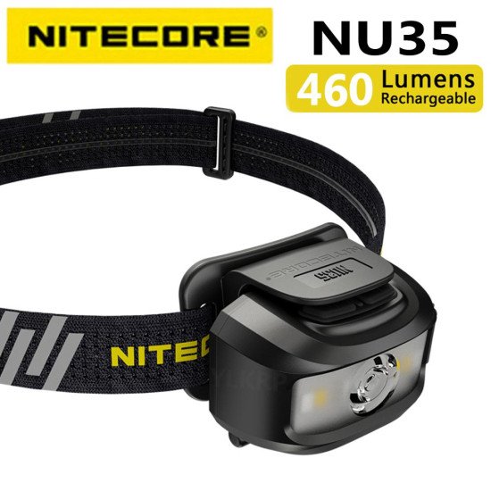 NITECORE NU35 Headlight 460 Lumens Built-in Battery NITECORE NU35 Headlight 460 Lumens Built-in Battery