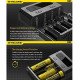 NITECORE NEW i4 Intelligent Charger for Li-ion Ni-MH AA AAA 18650 16340 26650 Batteries with Travel Bag and Battery Organizer NITECORE NEW i4 Intelligent Charger for Li-ion Ni-MH AA AAA 18650 16340 26650 Batteries with Travel Bag and Battery Organizer