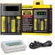 NITECORE NEW i4 Intelligent Charger for Li-ion Ni-MH AA AAA 18650 16340 26650 Batteries with Travel Bag and Battery Organizer NITECORE NEW i4 Intelligent Charger for Li-ion Ni-MH AA AAA 18650 16340 26650 Batteries with Travel Bag and Battery Organizer