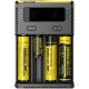 NITECORE NEW i4 Intelligent Charger for Li-ion Ni-MH AA AAA 18650 16340 26650 Batteries with Travel Bag and Battery Organizer NITECORE NEW i4 Intelligent Charger for Li-ion Ni-MH AA AAA 18650 16340 26650 Batteries with Travel Bag and Battery Organizer