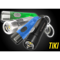 NITECORE TIKI LE 300 Lumen USB Rechargeable Keychain Flashlight - Black