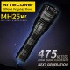 NITECORE FLASHLIGHT MH25 V2, RECHARGEABLE USB-C 1300 Lumens 519 Yard Through NITECORE FLASHLIGHT MH25 V2, RECHARGEABLE USB-C 1300 Lumens 519 Yard Through