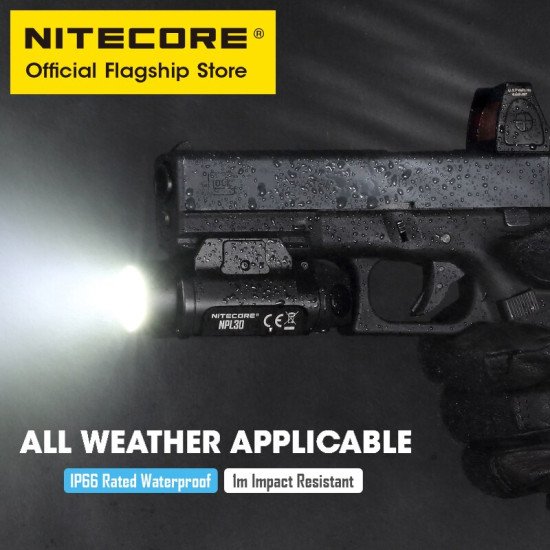 Nitecore NPL30 1200 Lumen Rail Mount Flashlight