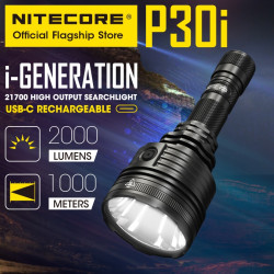 Nitecore P30i 2000 Lumen 1093 Yard Long Throw Flashlight i-Generation Nitecore P30i 2000 Lumen 1093 Yard Long Throw Flashlight i-Generation