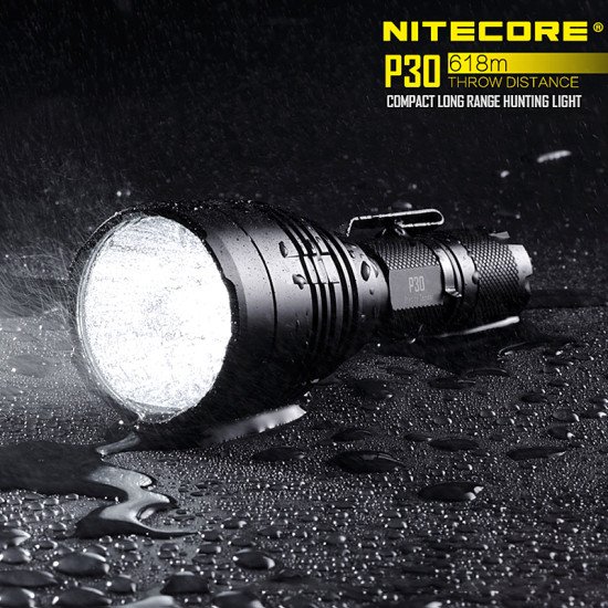 NITECORE New P30 Flashlight CREE XP-L HI V3 LED max 1000LM Distane 618 meter LED NITECORE New P30 Flashlight CREE XP-L HI V3 LED max 1000LM Distane 618 meter LED