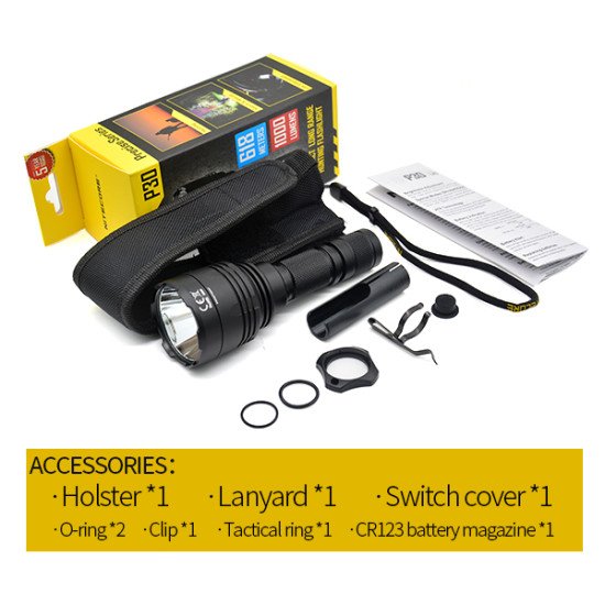NITECORE New P30 Flashlight CREE XP-L HI V3 LED max 1000LM Distane 618 meter LED NITECORE New P30 Flashlight CREE XP-L HI V3 LED max 1000LM Distane 618 meter LED