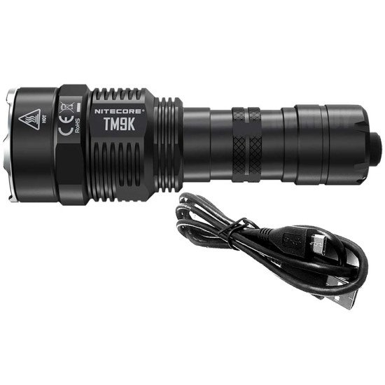 NITECORE Searchlight Super Bright Torch Spotlight TM9K 9500LM Rechargeable CREE XP-L HD V6 9LEDs Flashlight Include Battery Pack NITECORE Searchlight Super Bright Torch Spotlight TM9K 9500LM Rechargeable CREE XP-L HD V6 9LEDs Flashlight Include Battery Pack