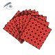 Neon Red Target Stickers Bullseye Stickers for Shooting Neon Red Target Stickers Bullseye Stickers for Shooting