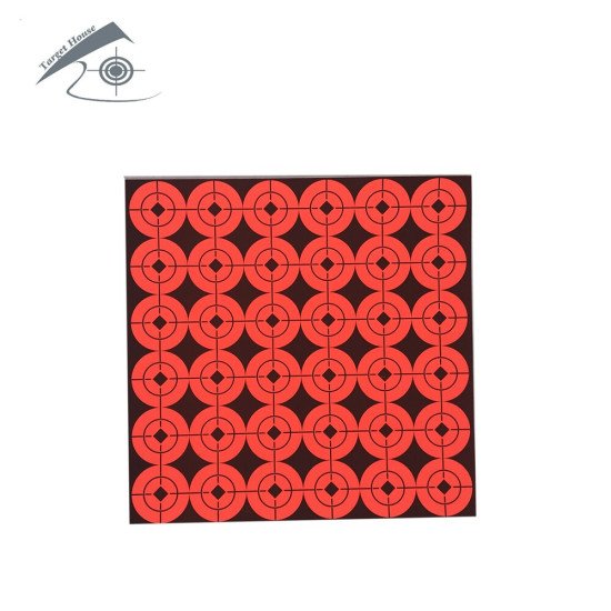 Neon Red Target Stickers Bullseye Stickers for Shooting Neon Red Target Stickers Bullseye Stickers for Shooting
