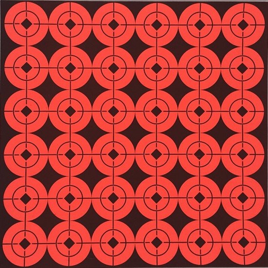 Neon Red Target Stickers Bullseye Stickers for Shooting Neon Red Target Stickers Bullseye Stickers for Shooting