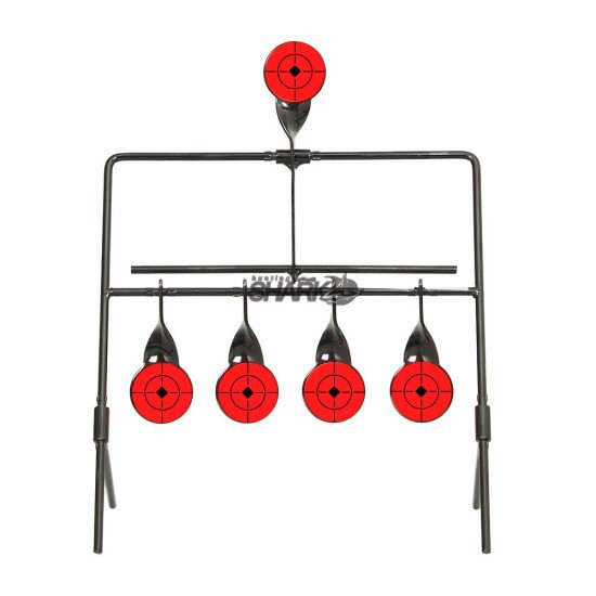New Arrival 4 Targets Automatic Reset Rotating Shooting Target For Hunting Shooting HS36-0005