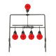 New Arrival 4 Targets Automatic Reset Rotating Shooting Target For Hunting Shooting HS36-0005