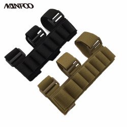 New Outdoor Tactical Ammo Holster Hunting Shooting Forearm Cartridge Holder Detachable Bandolier Bullet Pouch Belts Black Khaki New Outdoor Tactical Ammo Holster Hunting Shooting Forearm Cartridge Holder Detachable Bandolier Bullet Pouch Belts Black Khaki